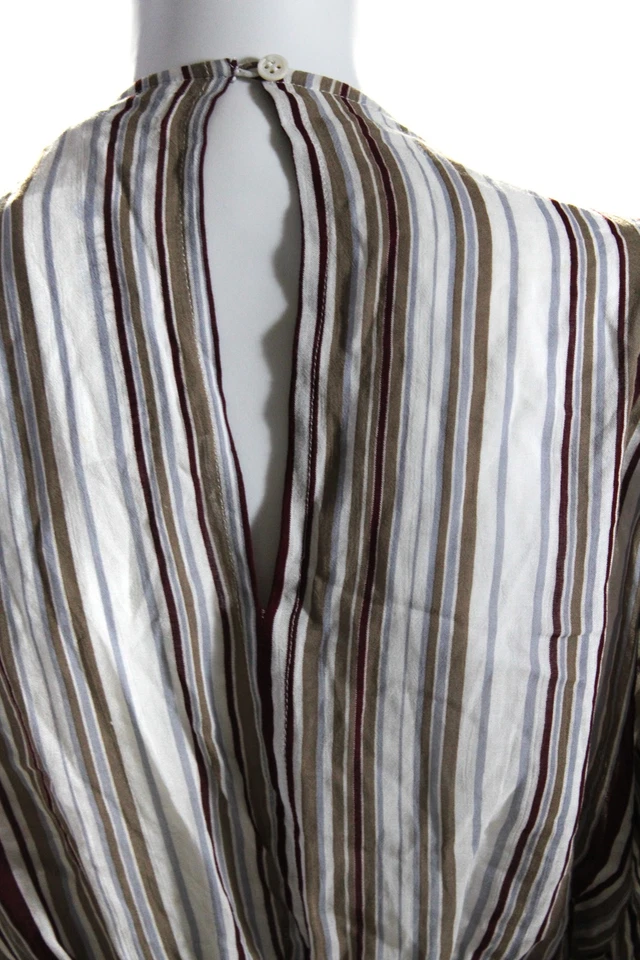 Mono Faithfull The Brand para mujer recortado a rayas pierna ancha blanco talla múltiple 4 Foto 4 de 4