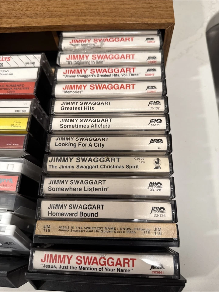 Set Of Jimmy Swagger And Gospel Tapes Including Storage Case - Image 3 of 4