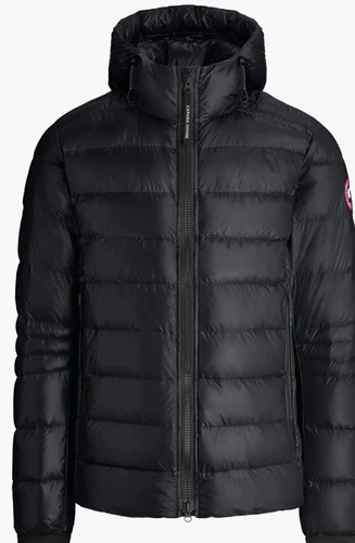 Canada Goose Felpa con Cappuccio Uomo Crofton Nera Taglia Small