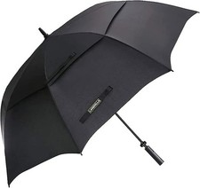 Golf Umbrella Extra Large Oversize 80 Inch Windproof Stick Umbrella Double Ca...