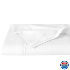 Bare Home Queen Flat Sheet 1800 Ultra-Soft Hotel Luxury Double Brushed Easy Care