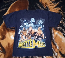 WWE WrestleMania Shirt Boy's size John Cena The Rock Orton Sheamus