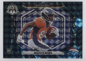 2023 Panini Mosaic NFL Debut Genesis Mosaic Prizm Marvin Mims #ND-13 Rookie RC
