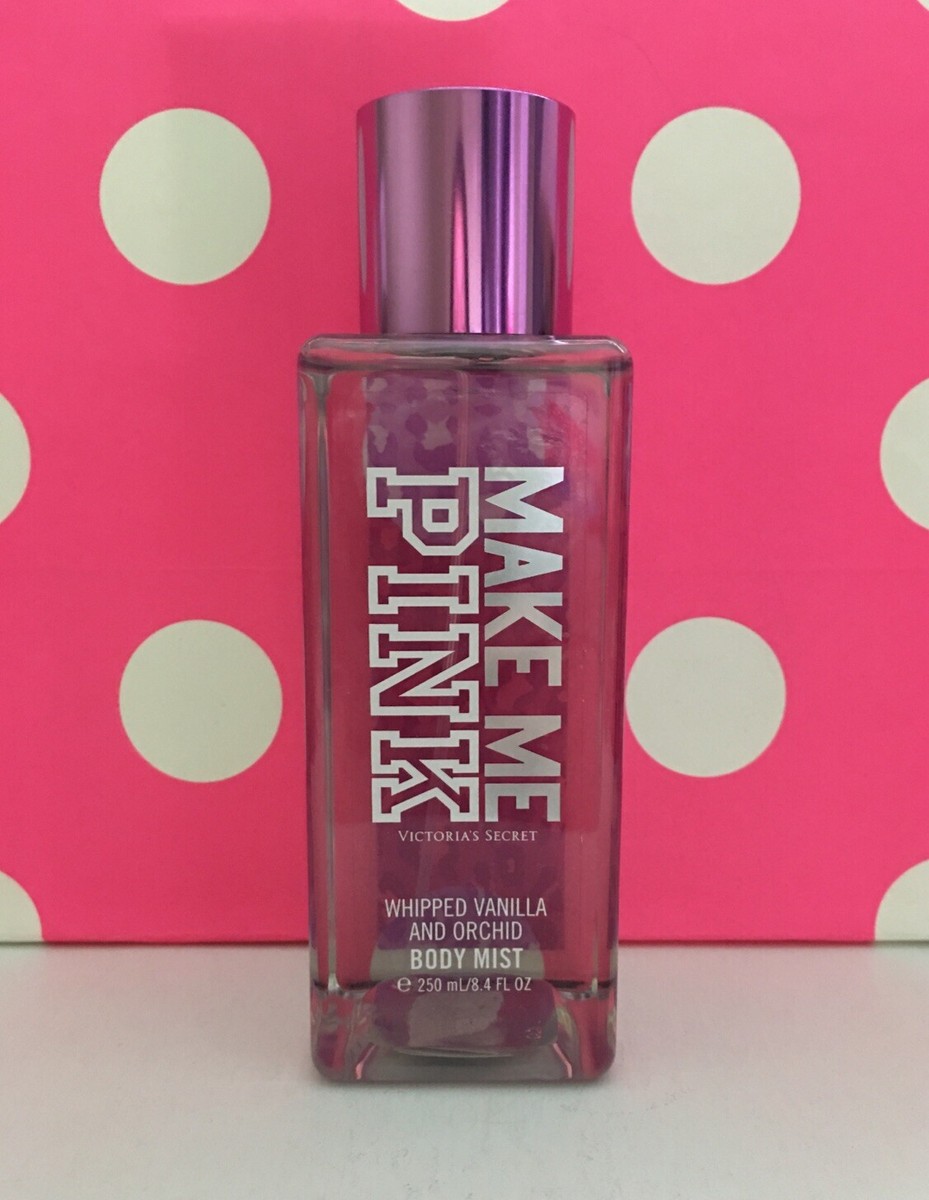 1) Victoria's Secret MAKE ME PINK Whipped Vanilla & Orchid Body