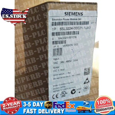 New Siemens 6SL3 224-0BE21-1UA0 6SL3224-0BE21-1UA0 G120 PM 240 Power Module