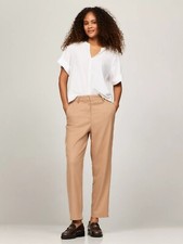 NWT Tommy Hilfiger Tapered Fit Pant, size 8US, color Beige, viscose blend