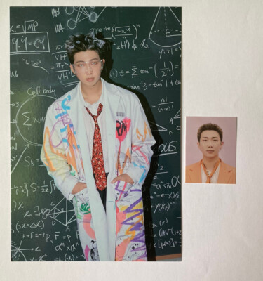 Kpop BTS Season s Greetings 2022 RM Namjoon Official Postcard + ID Photo Set