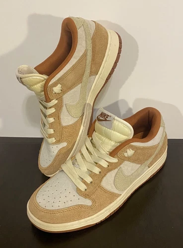 NIKE DUNK LOW MEDIUM CURRY BROWN WOMENS SIZE 8 - DD1390-100 MENS SIZE 6.5