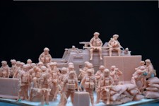 1/72 Russian Army Combat Ethnic Soldiers and Modern Soldiers 3D Printing Model
