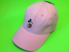 DISNEY MICKEY MOUSE Kids Snapback Hat One Size 100 Cotton Light Pink NEW