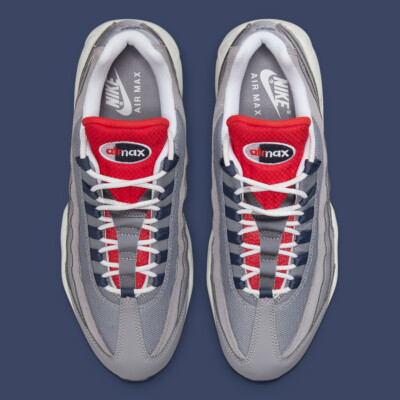 Nike Air Max 95 Cement Grey Thunder Blue Red Patriots DB0250-001