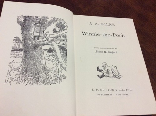 Winnie-the-Pooh by A.A. Milne - E.P. Dutton (1961 Red Hardcover) Illustrated - Picture 5 of 16