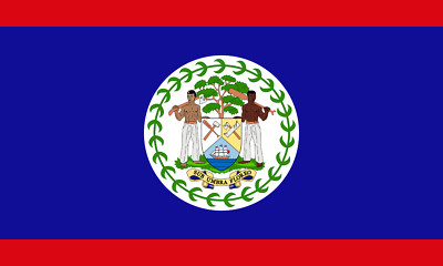 Belize Flag 3x5 ft. Nyl-Glo  Made in USA  Annin 190584
