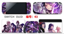 Vinyl Decal Skin Sticker Protector for Nintendo Switch OLED Anime Girl 43
