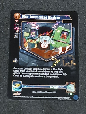 Score Dragonball GT CCG Blue Summoning Mastery Alt. Foil Limited VLP