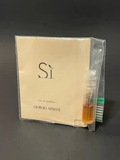 GIORGIO ARMANI “SI” WOMENS : EAU DE PARFUM SAMPLE NEW Vial with original ‘card’