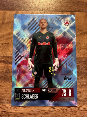 Match Attax 24/25 CL Crystal Parallel Captain Alexander Schlager Nr 389