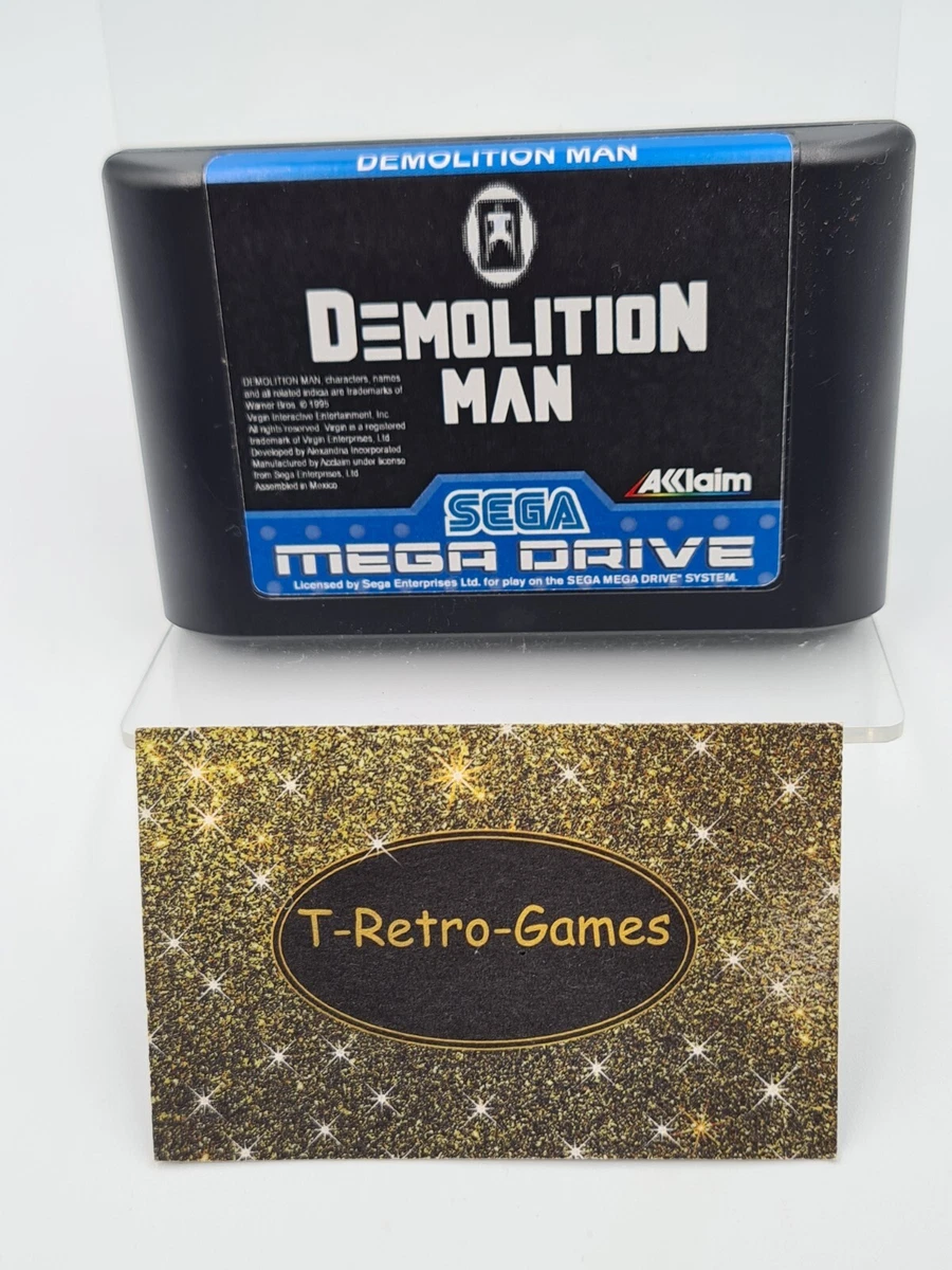 DEMOLITION MAN Sega MEGA CD version PAL EURO - Conversion / Repro