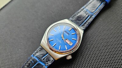 SEIKO ACTUS SS 21JEWELS紺色千鳥柄文字盤 SEIKO ACTUS SS 21JEWELS紺色千鳥柄文字盤 - メルカリ