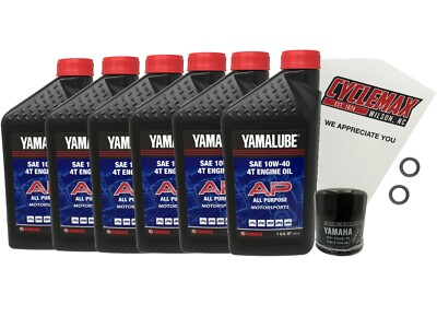 #ad #ad Cyclemax Genuine 2008 2010 Yamaha RAIDER XV1900 Oil Change Kit $79.24