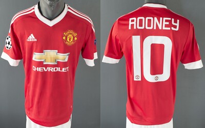 Manchester United Rooney Jersey 2015/2016 UEFA Champions League