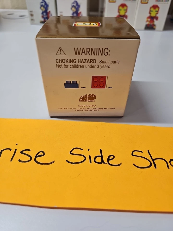 Captain America Micro Block Building Set 190 Pieces LOZ Diamond Block NIB - Image 3 of 4