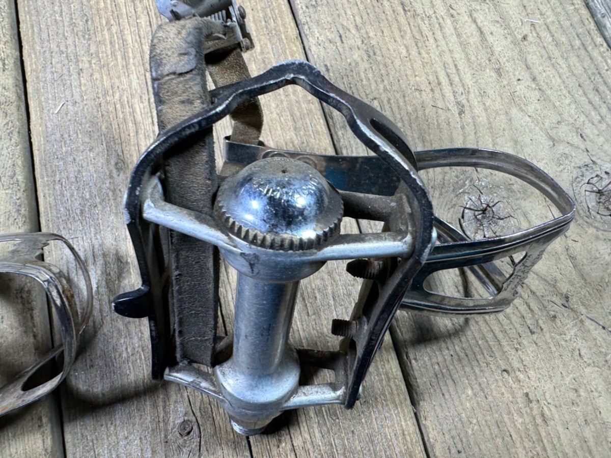 Pédales Campagnolo Xenon aluminium 9/16x20 vélo vintage Italy