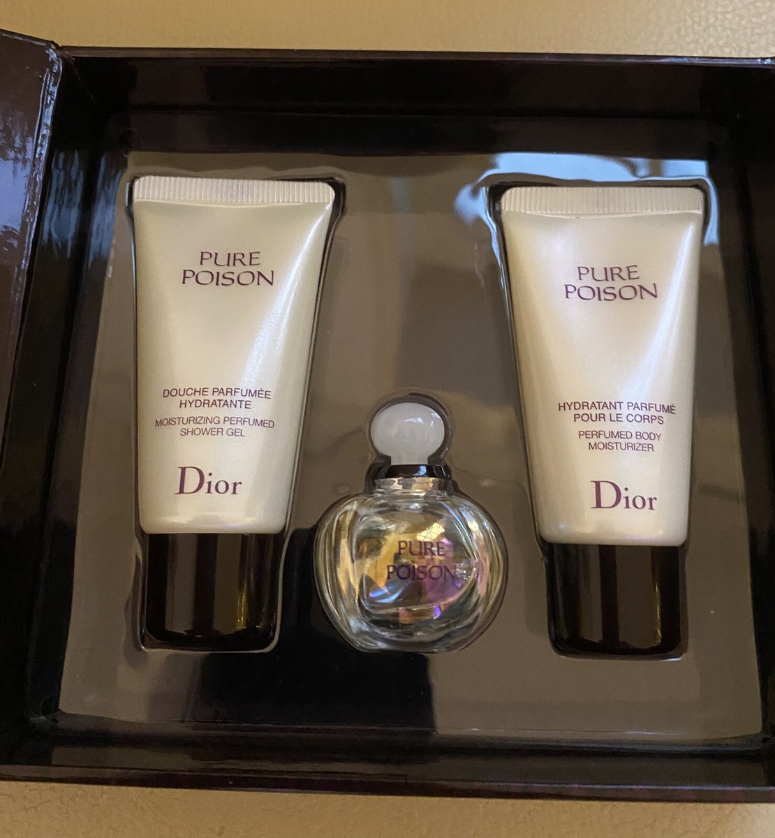 Dior Pure Poison 3本セット Eau de Parfum Christian Dior Pure Poison Miniature Mini Collectable Perfume Gift
