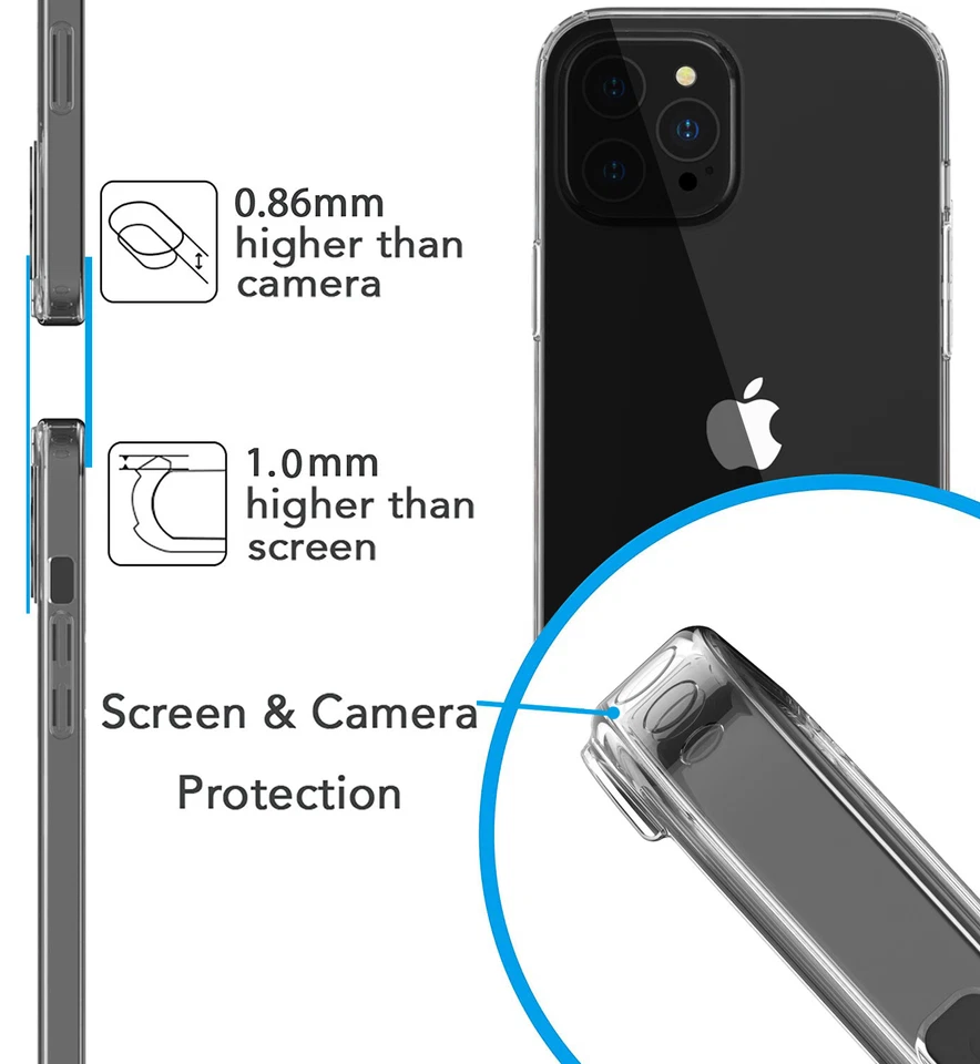 Luvvitt Clear View Hybrid Case for Apple iPhone 14 Pro (6.1") - Image 4 of 4