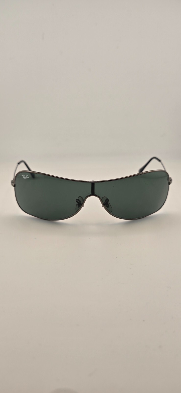 Ray-Ban RB3211 Mens Gunmetal Green Aviator Sunglasses Full Rim