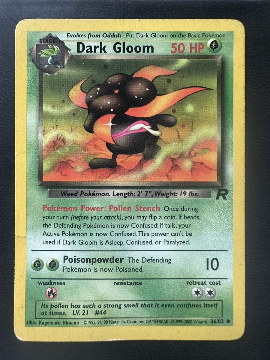 DARK GLOOM - 36/82 - Team Rocket - Pokemon Card - MP | eBay DARK GLOOM - 36/82 - Team Rocket - Pokemon Card - MP | eBay