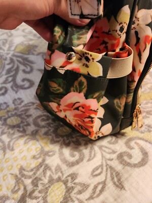 Vsnoon Freedom & Happiness Women Floral Backpack - Red, White, & Black VSNOON Freedom And Happiness Backpack/laptop /travel Bag | eBay main image 4