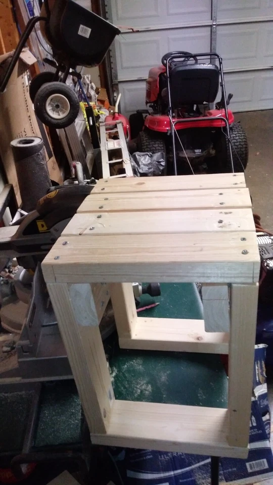 Small Wood Stool - Image 2 of 2