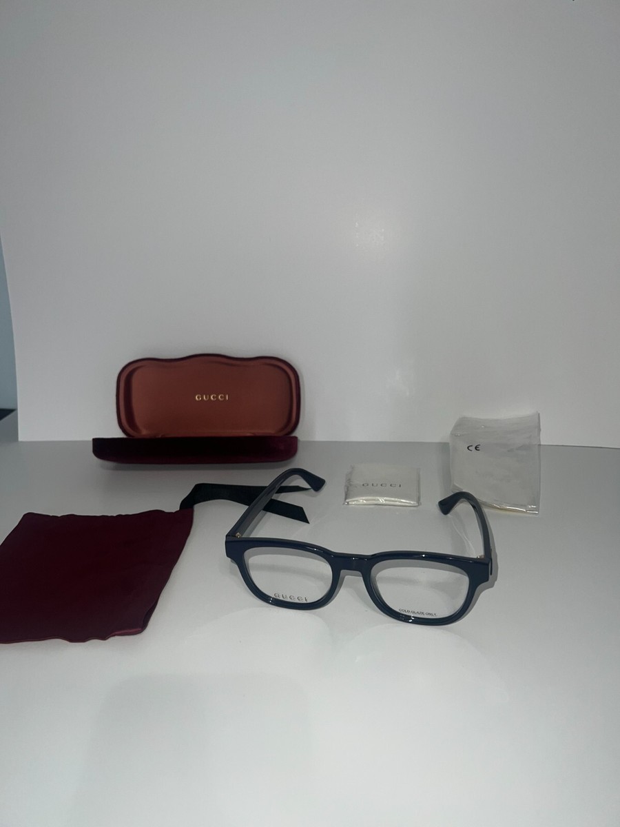 Gucci GG0764O-003 Blue-Blue Eyeglasses for sale online | eBay display picture 1