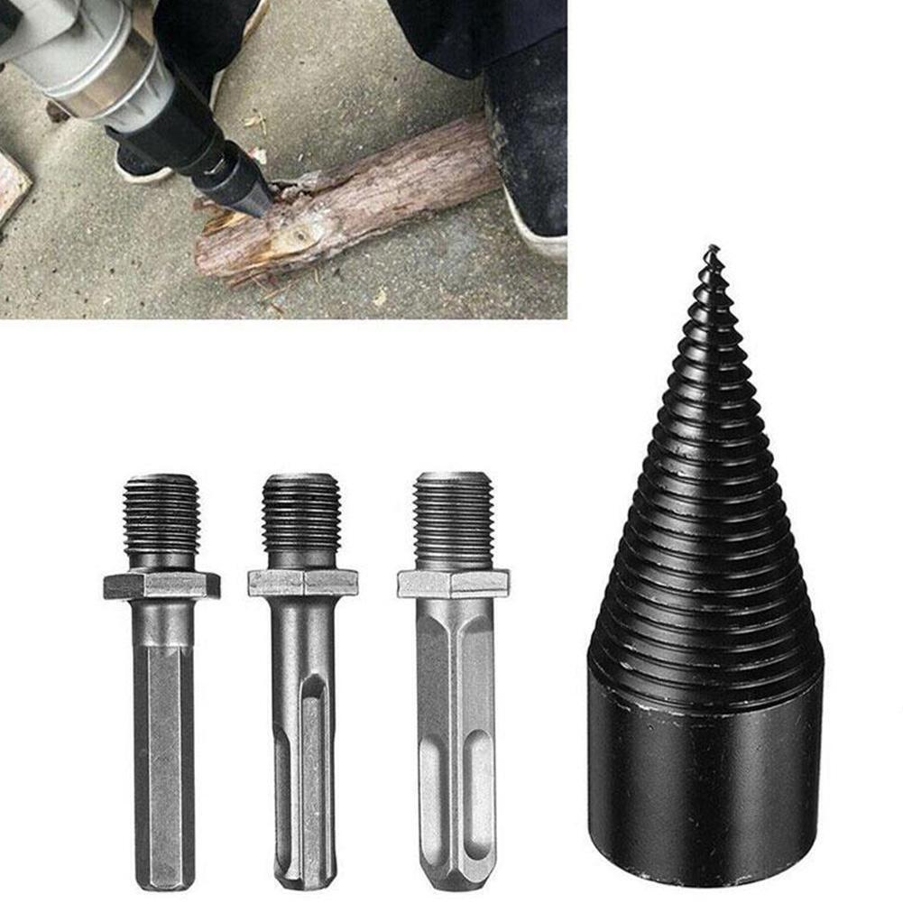 Firewood Drill Bit Wood Splitter Hex Shank Log Woodworking Tools FAST