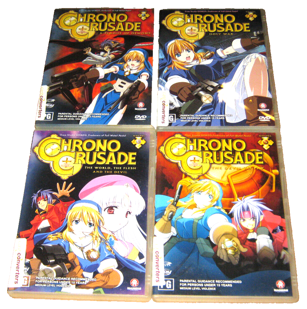 Chrono Crusade Volume Anime Manga VGC DVD
