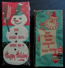 Vintage Sinclair Oil Household Oil Christmas Gift Box Lot