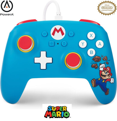 PowerA OFFICIAL Wired Controller *BRICK BREAKER MARIO EDITION* (Nintendo Switch)