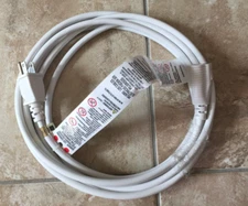 2 Pack White Color Iron Forge Cable 15 Ft Indoor/Outdoor Extension Cord 16 Gauge