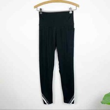 CHAMPION Black Stripe High Rise Athletic Leggings