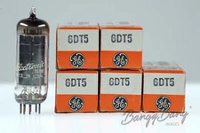 5 Vintage General Electric 6DT5 Beam Power Pentode  Audio Vacuum Tube Valve- Ban