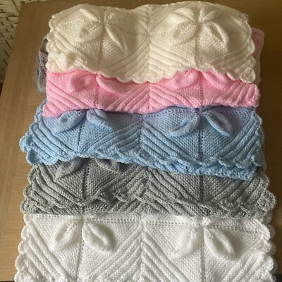 ***Handgestrickte Babydecke***