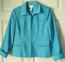 NORTON & CO Cute Spring Ocean Blue Jacket / Blazer 6