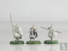 (2348) 3x Men Of Numenor Metal Gondor Lord Of The Rings Hobbit Middle-Earth