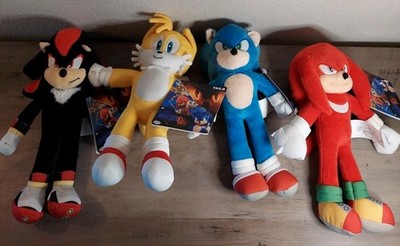Sonic The Hedgehog 3 Movie 9 Jakks Pacific Plush Doll Complete Set Of 4 NWT 