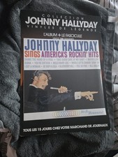COLLECTION HALLYDAY VINYLES LEGENDES SINGS AMERICA'S  ROCKIN' HITS N°52 NEUF 