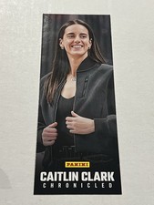 2025 Panini Chronicled Caitlin Clark Bookmark Indiana Fever