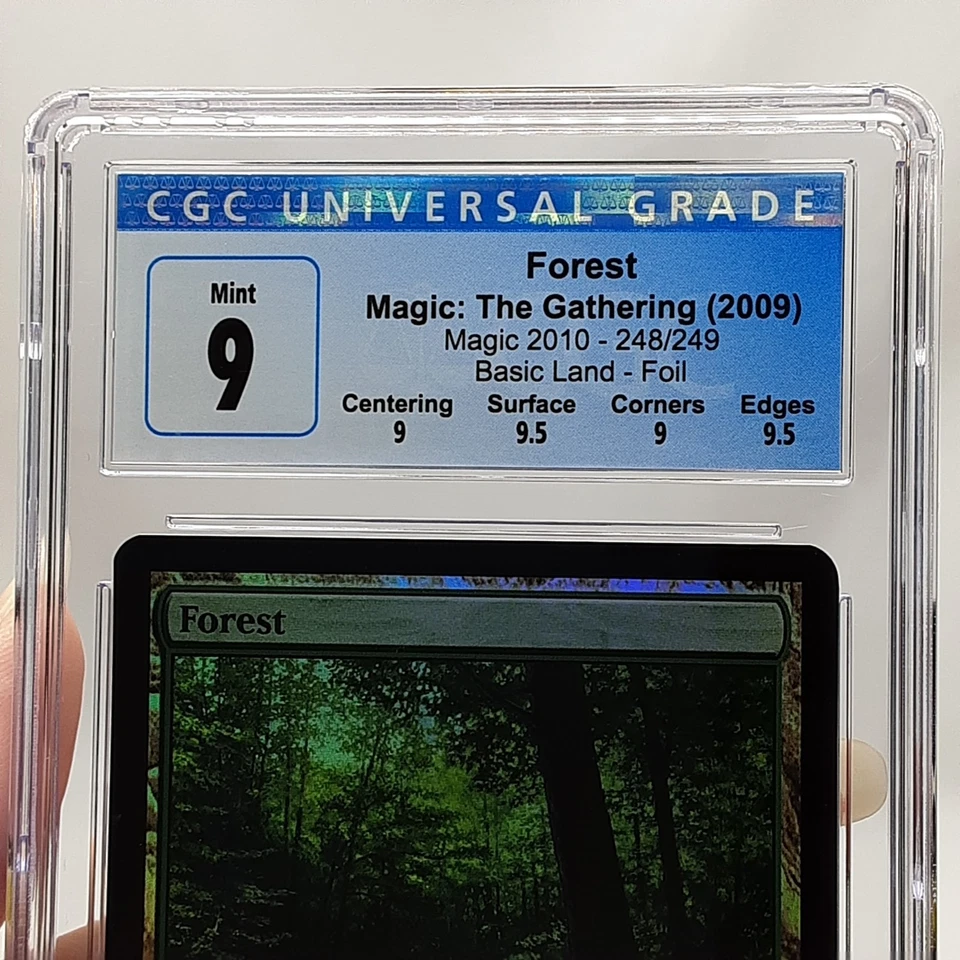 MTG - M10 - Forest - Foil - Graded - CGC 9 - Image 2 of 4