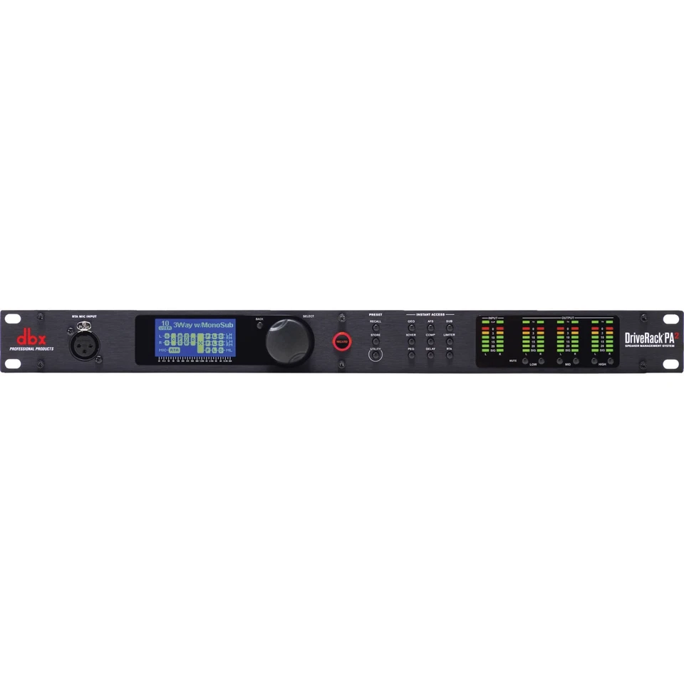 DBX DriveRack PA2 Complete Loudspeaker Management System Processor w/Display USB - Image 3 of 4