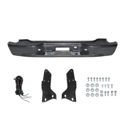 Suit For Chevrolet Tahoe Suburban GMC Yukon 00-06 Steel Rear Step Bumper Black